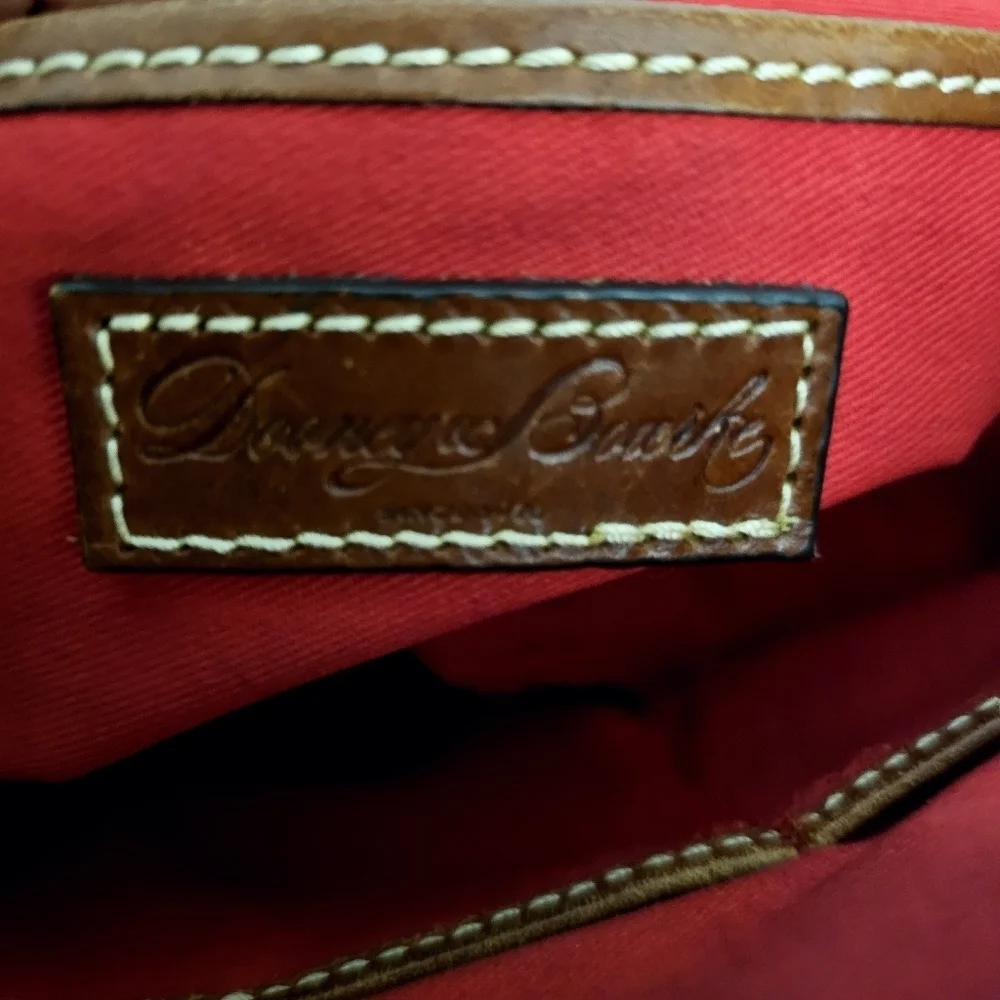 Dooney & Bourke Wexford Tan Leather Maxine Tote Bag satchel - Picture 12 of 14